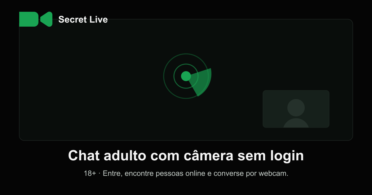 Chamada privada com código, sem criar conta na interface do Secret Live